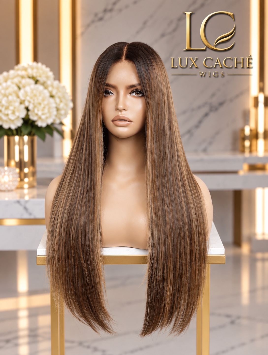 Chestnut Sleek wig
