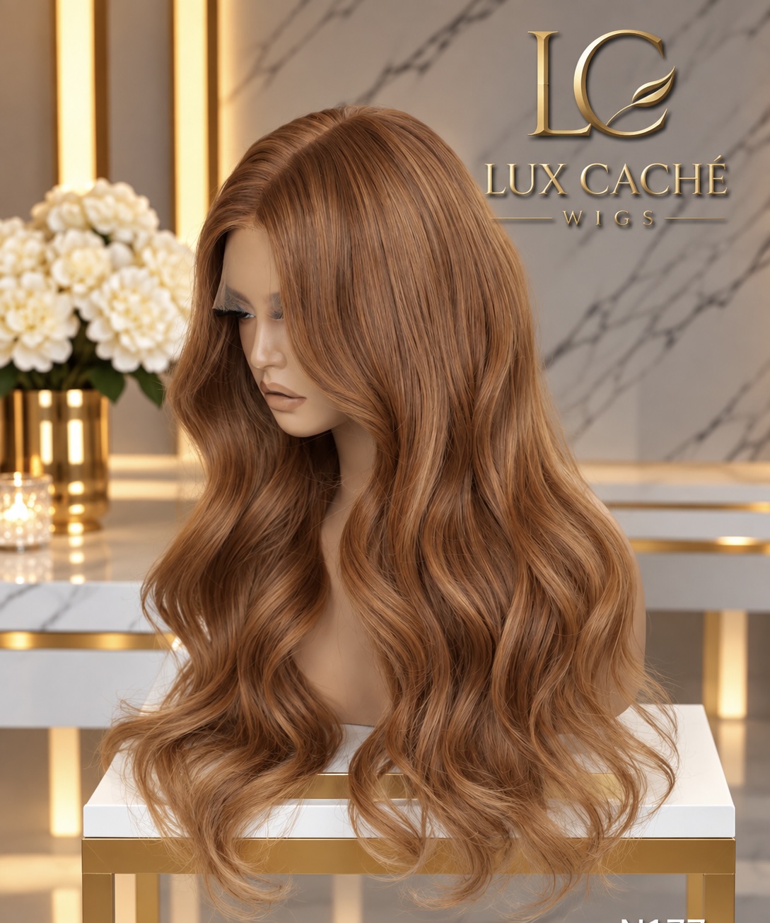 Copper Cognac wig