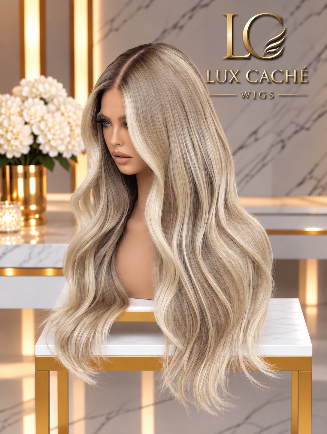 Champagne Cashmere wig